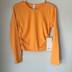 Lululemon Marigold All It Takes Longsleeve Nulu Longsleeve Top